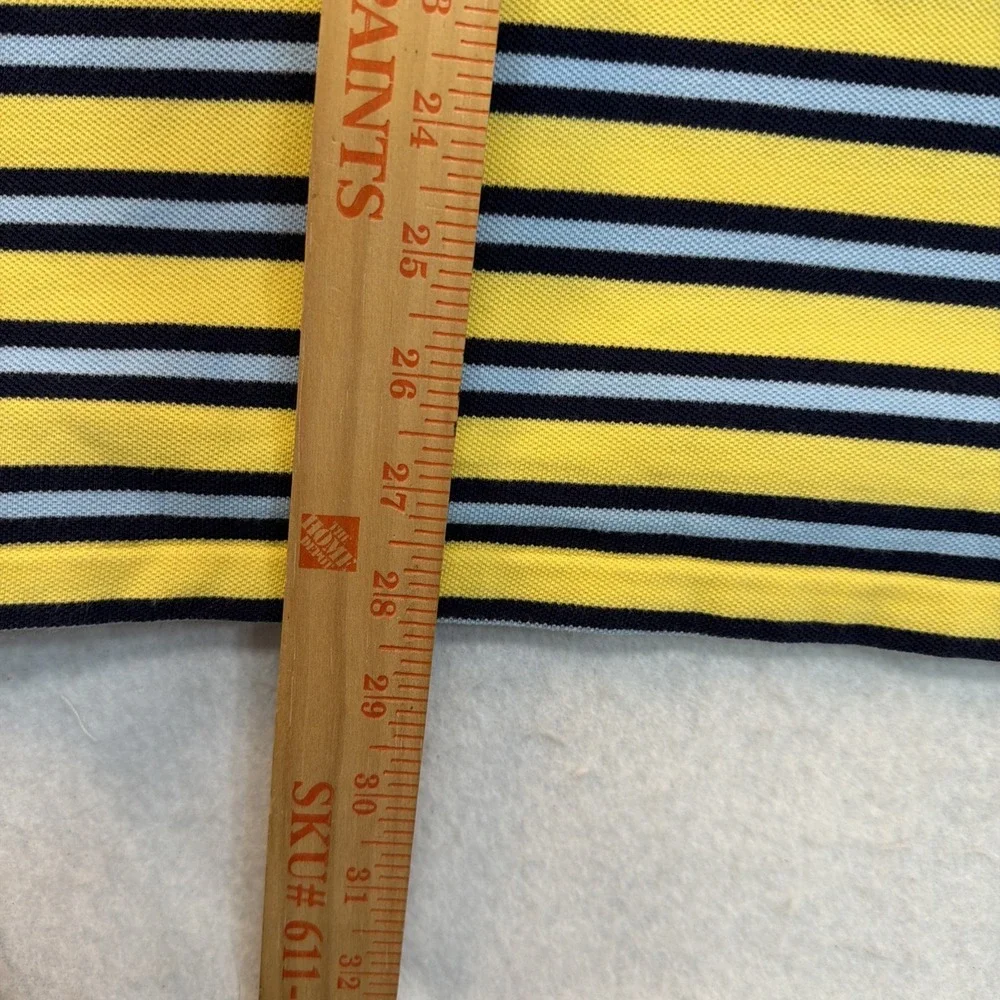 Ralph Lauren Polo‎ Shirt Mens X Large Yellow Short Sleeve Custom Fit Pony Preppy